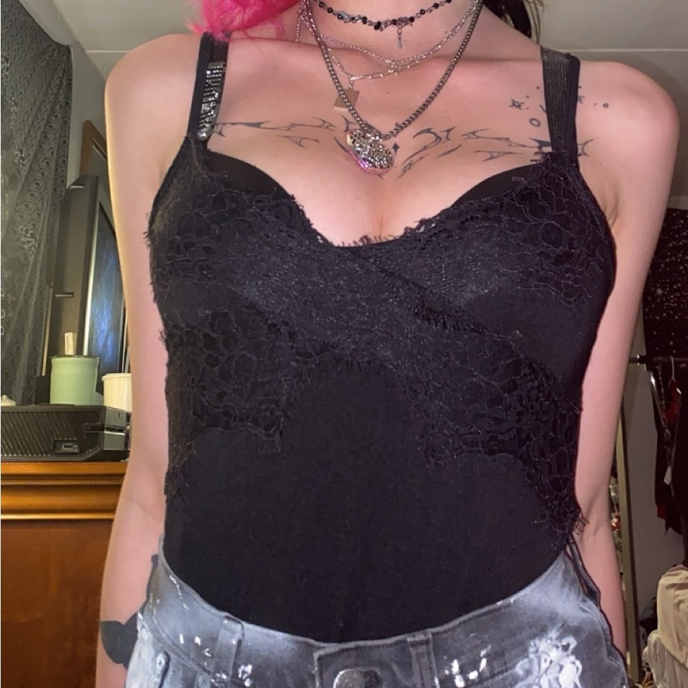 Lacy body suit